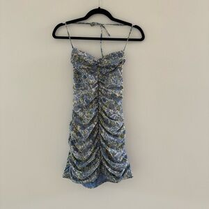 Beginning Boutique Blue Floral Dress